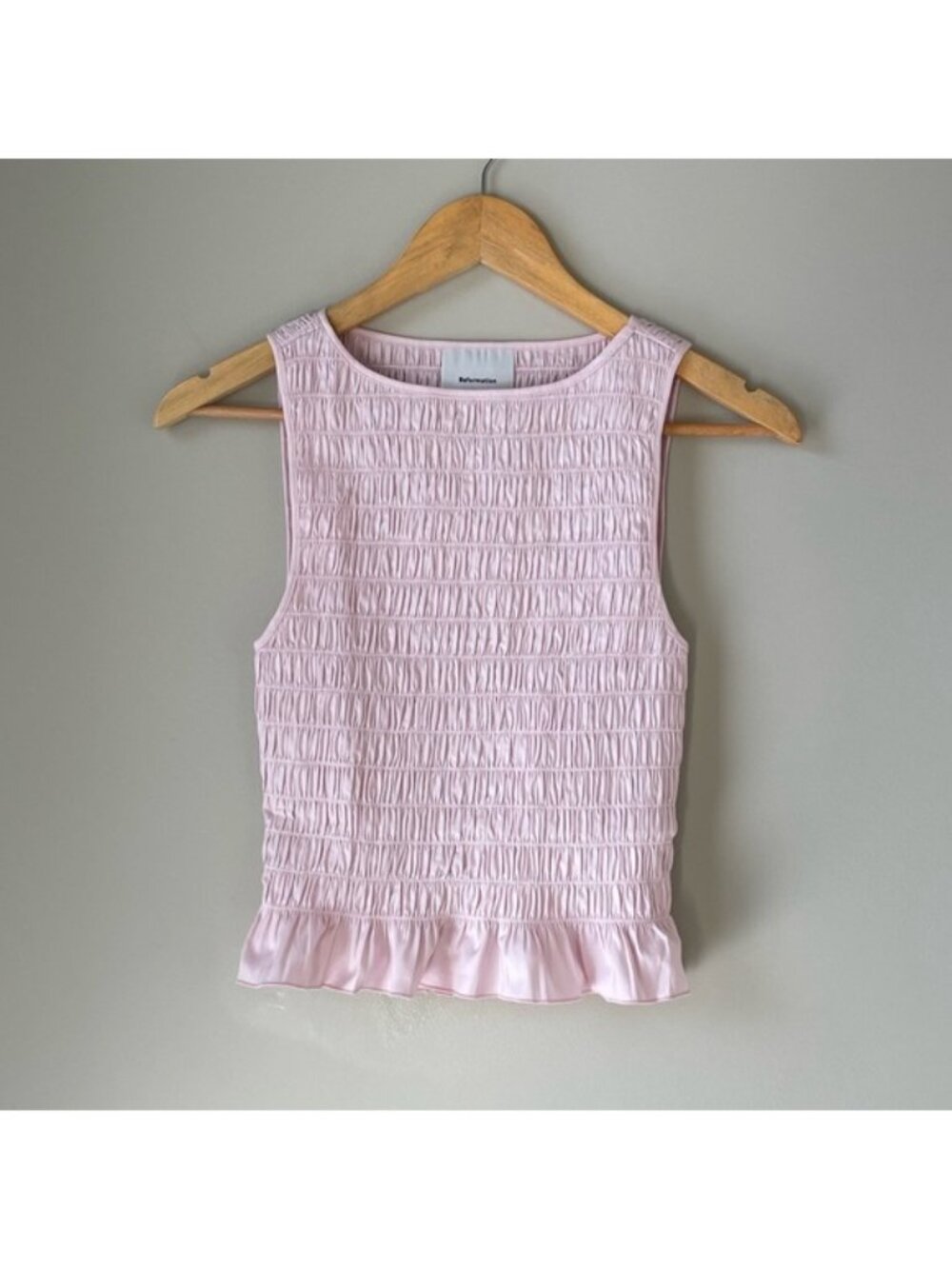 NEW Reformation Laguna Two Piece Matching Midi Set Cherry Blossom Pink US 6 UK10 - Picture 6 of 13